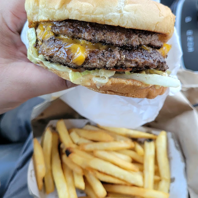 Double Cheeseburger Basket