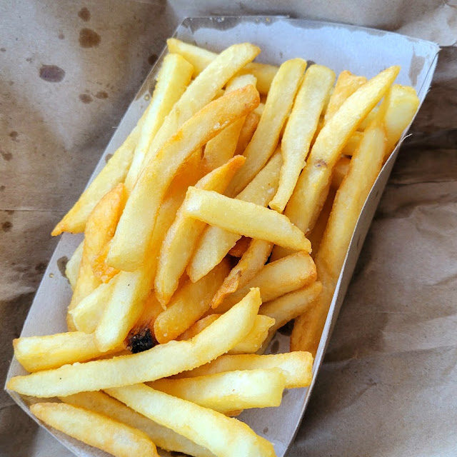 Double Cheese Burger Basket Fries