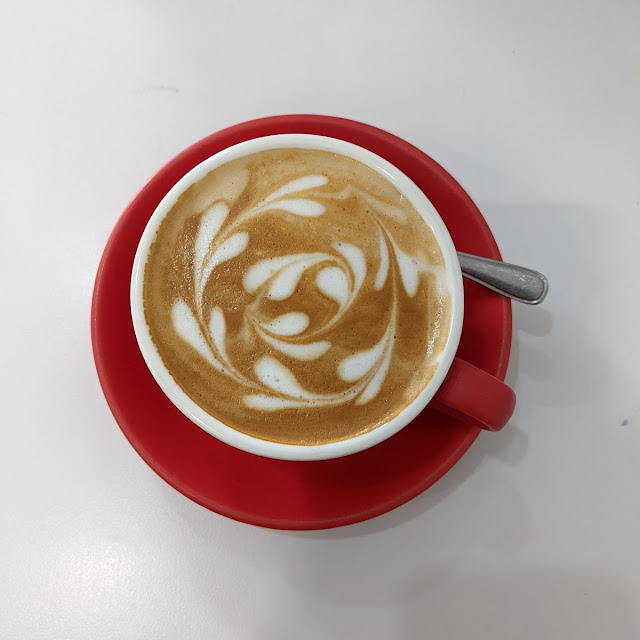 Flat White on Almond Milk