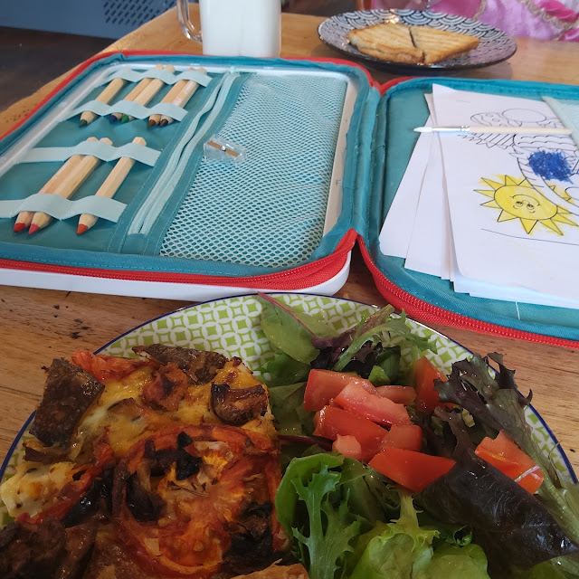 Cheese Toastie and Vegetable Quiche
