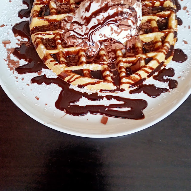 Choc Brownie Waffle