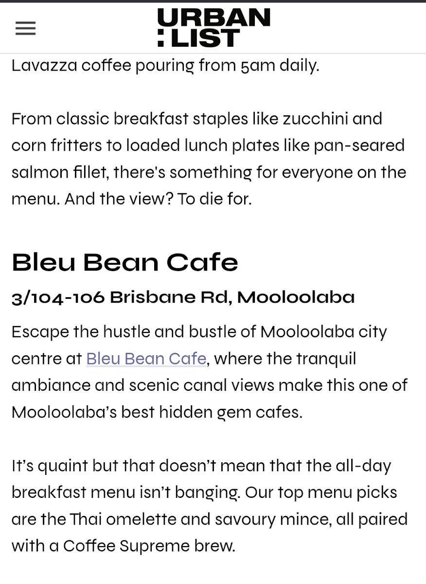 Bleu Bean Cafe Photo 3