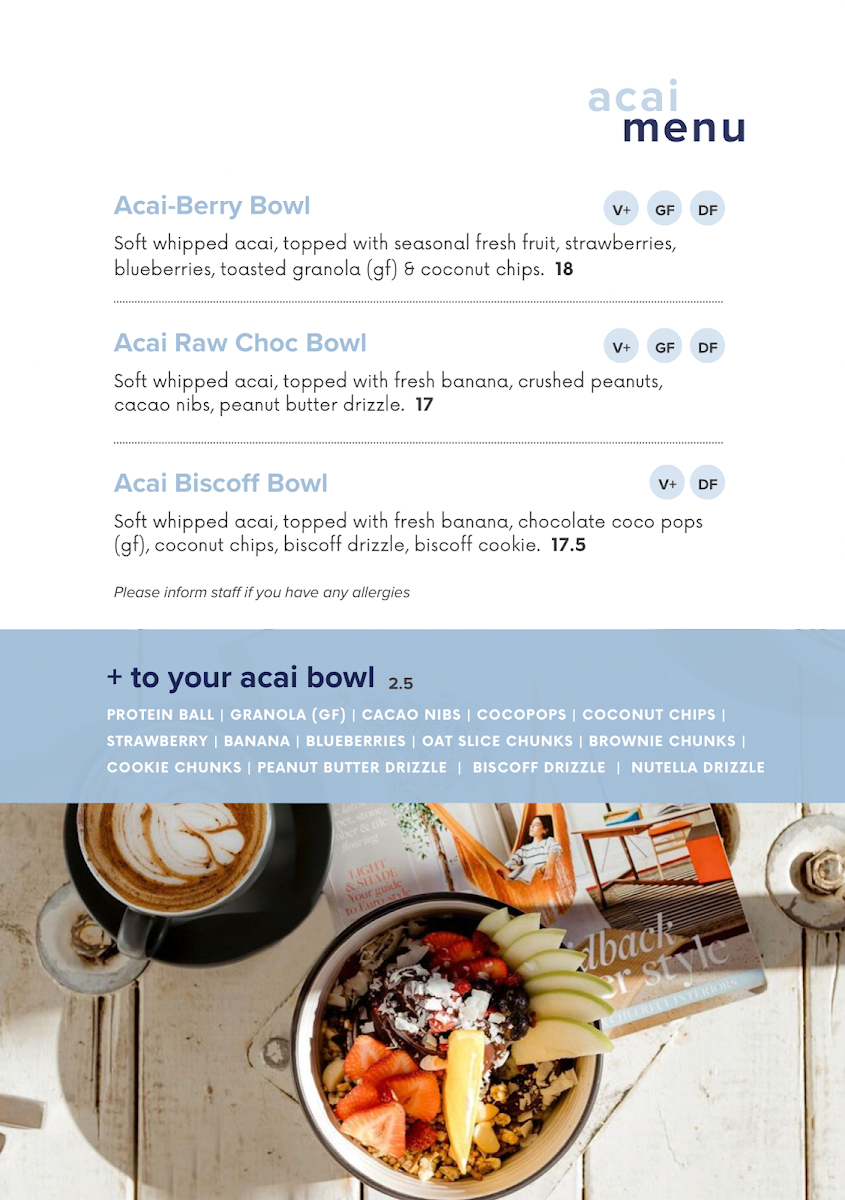Mataya Eatery Menu 1