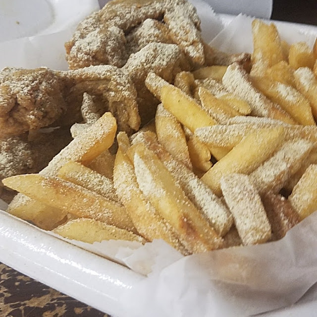 Chicken Wings and Fries