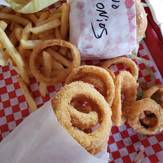 Onion Rings and French Fries