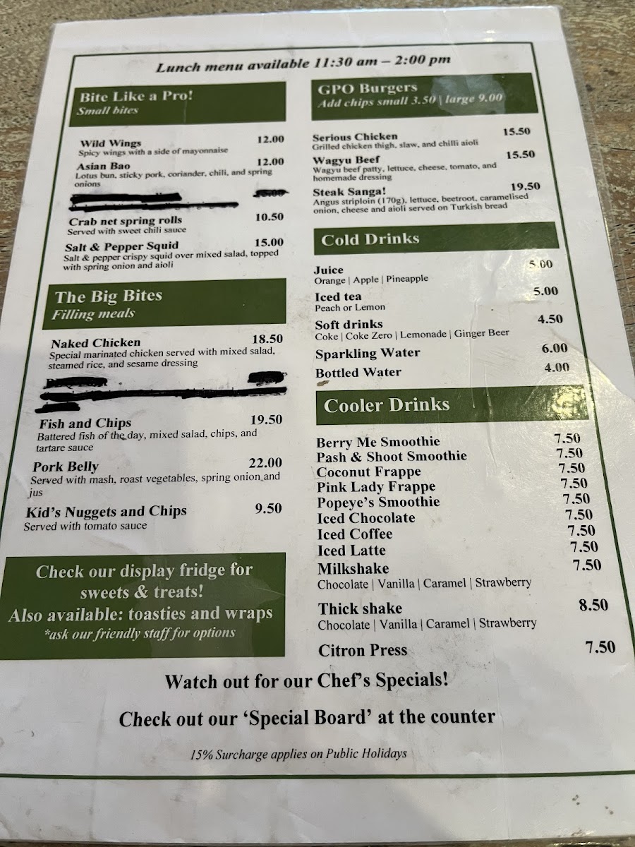 GPO Bar & Cafe Photo 5