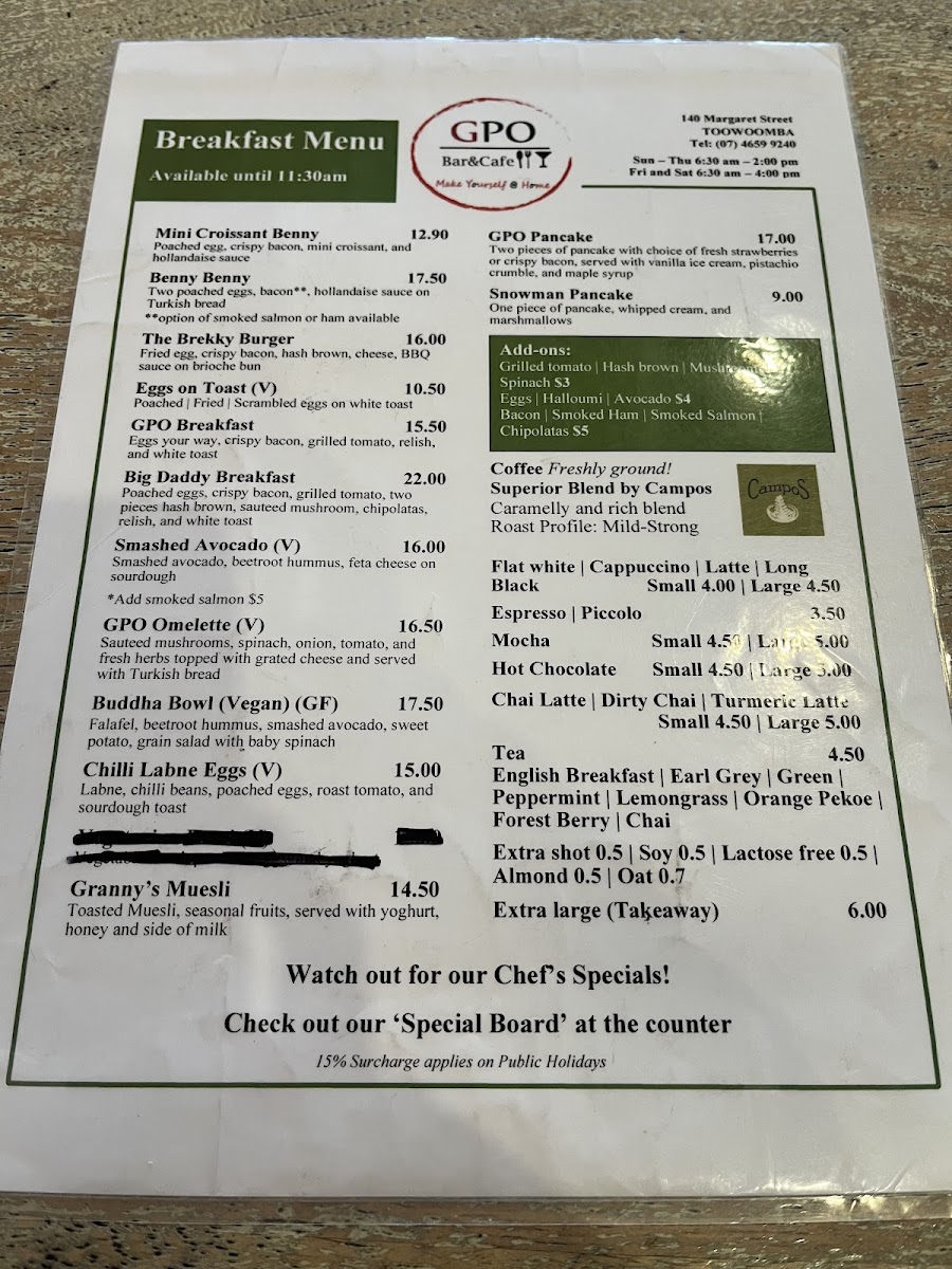 GPO Bar & Cafe Photo 6