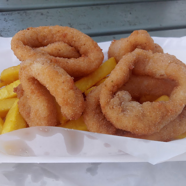 Calamari Rings and Chips