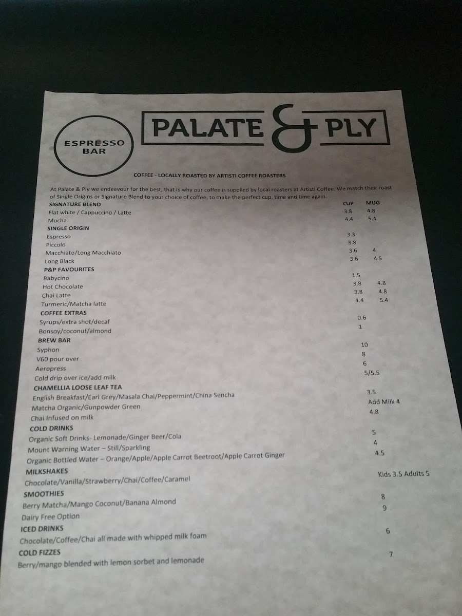 Palate & Ply Espresso Bar, Cafe & Roastery Photo 8