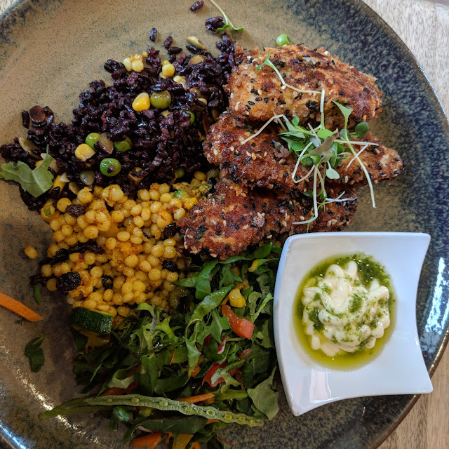 Chicken Tenders with Salad