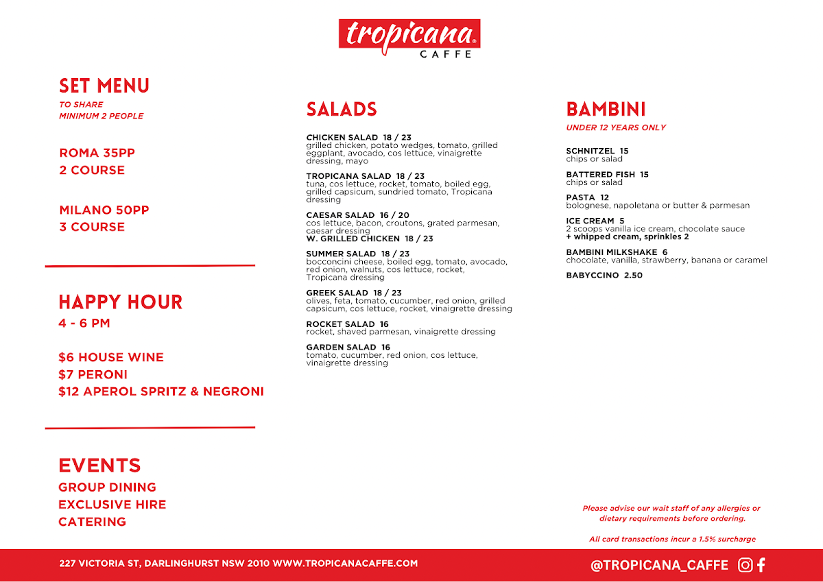 Tropicana Caffe Photo 3