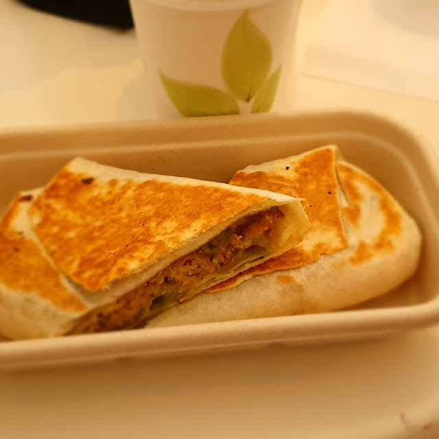 Falafel and Halloumi Wrap