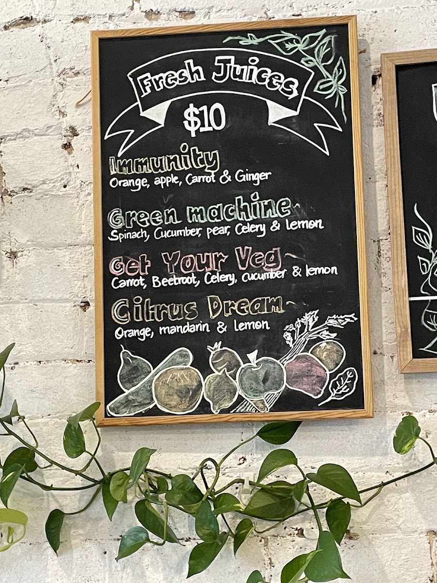 TONIC & GRACE Menu 1