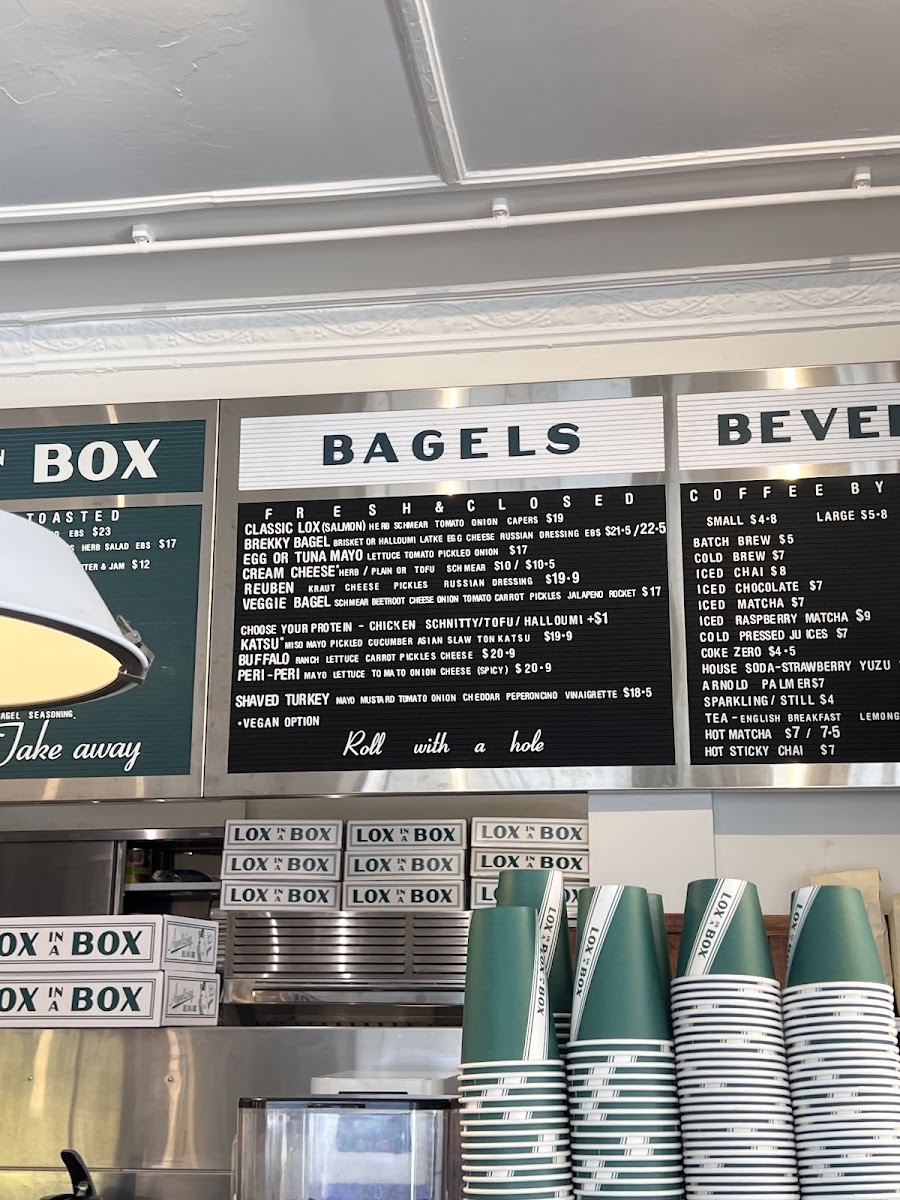 Lox In A Box - Corner Deli Menu 1