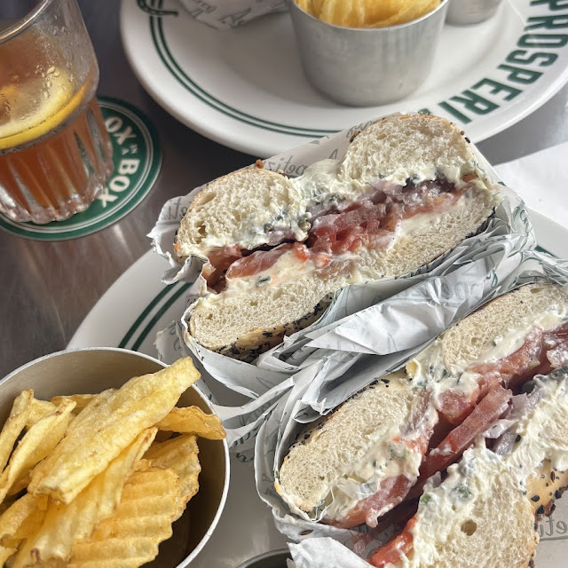 Reuben on Everything Bagel