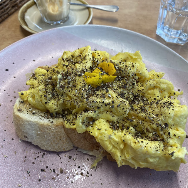 Scrambled Eggs on Toast