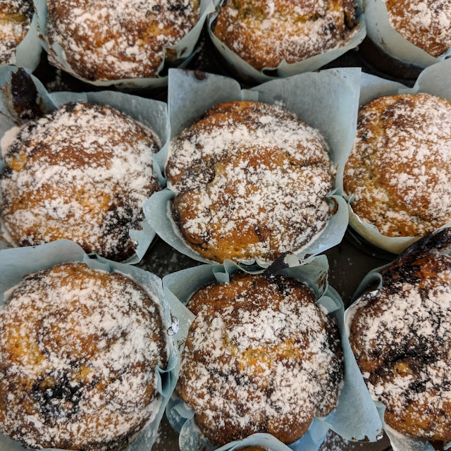 Homemade White Chocolate and Raspberry Muffins