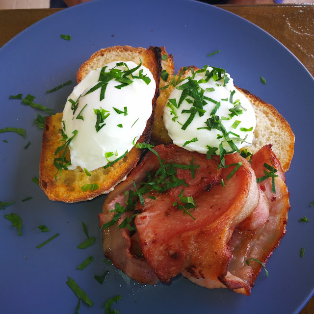 Poached Eggs and Bacon