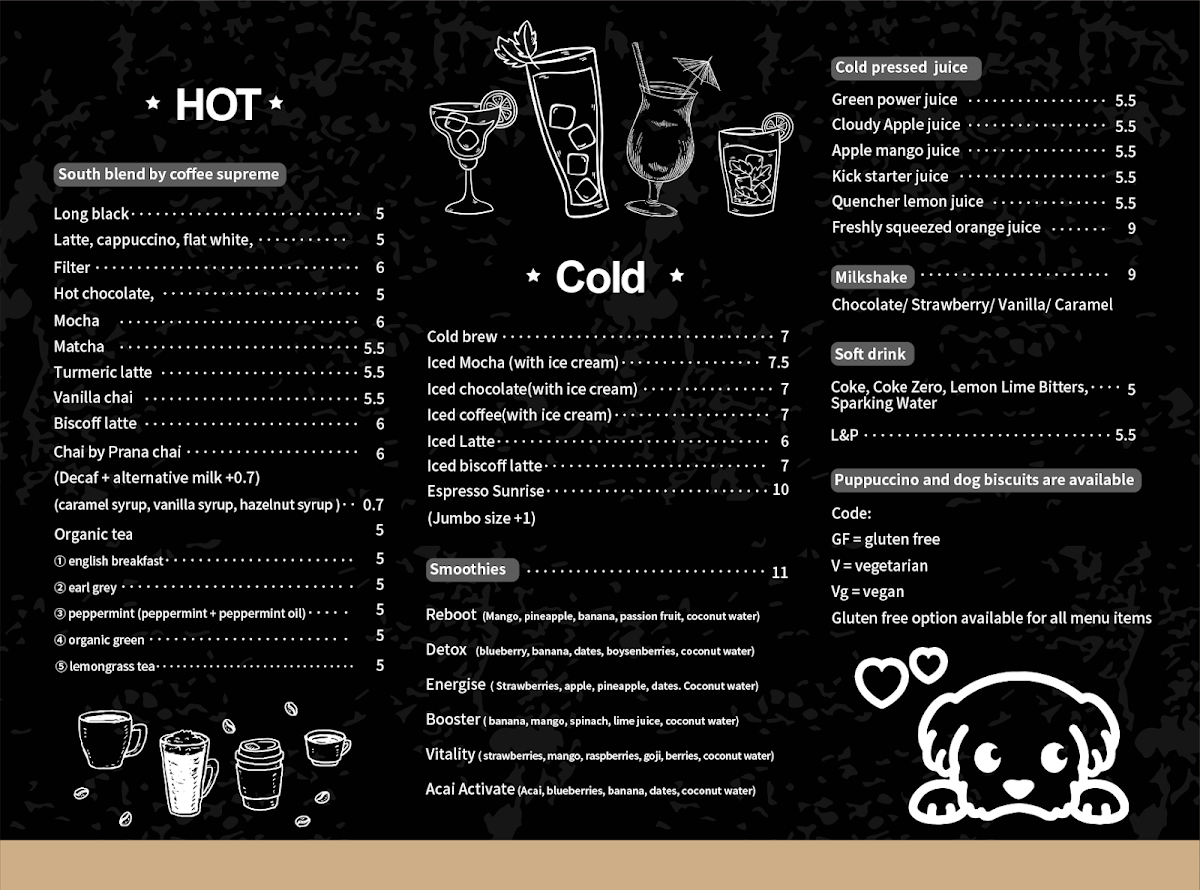 Batch Espresso Menu 1