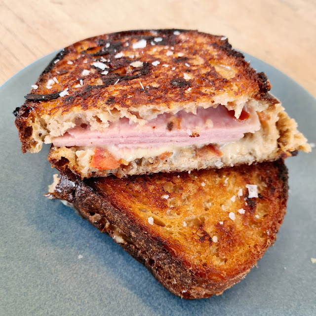 Ham Cheese and Tomato Toastie