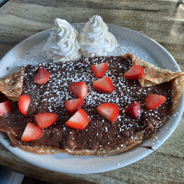 Nutella Crepe with Strawberry