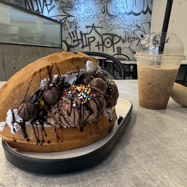 Choco Ice Cream Waffle