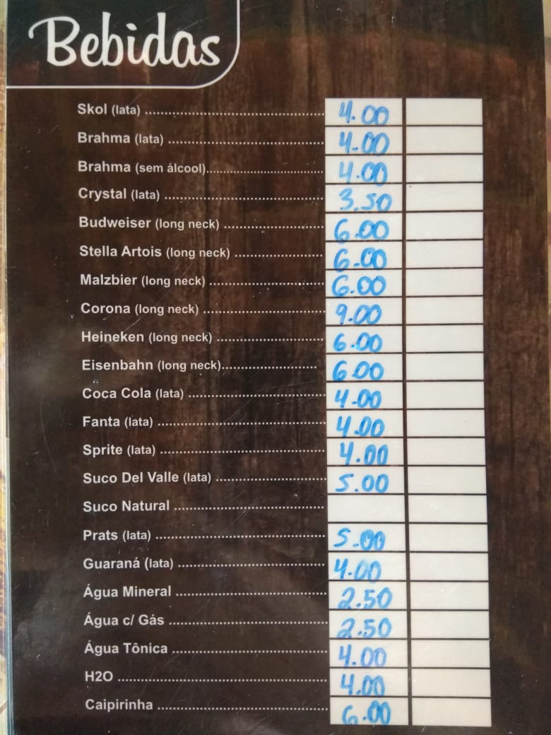 Pesque Pague Lagoa do Peixe Menu 1