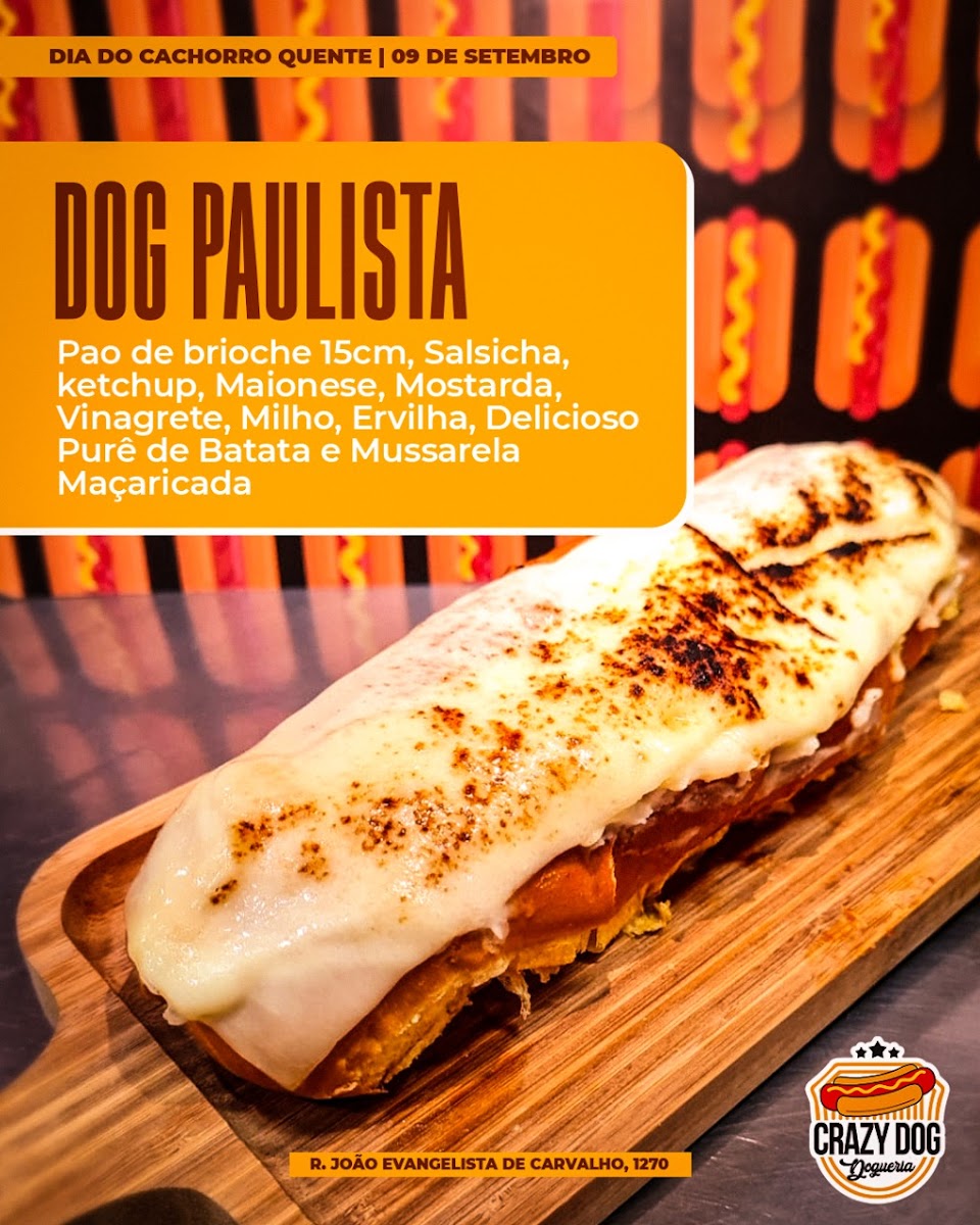 Crazy Dog Dogueria Menu 1